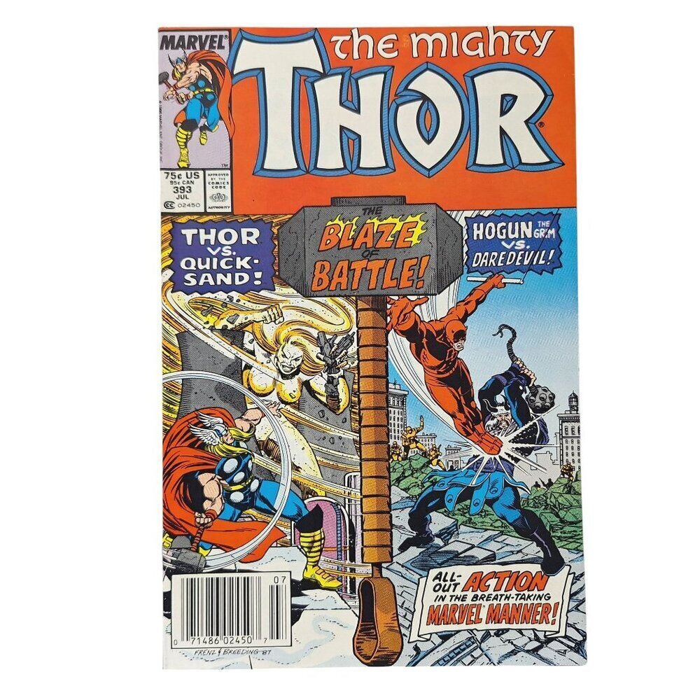 Marvel The Mighty Thor #393 1988 Comic Book